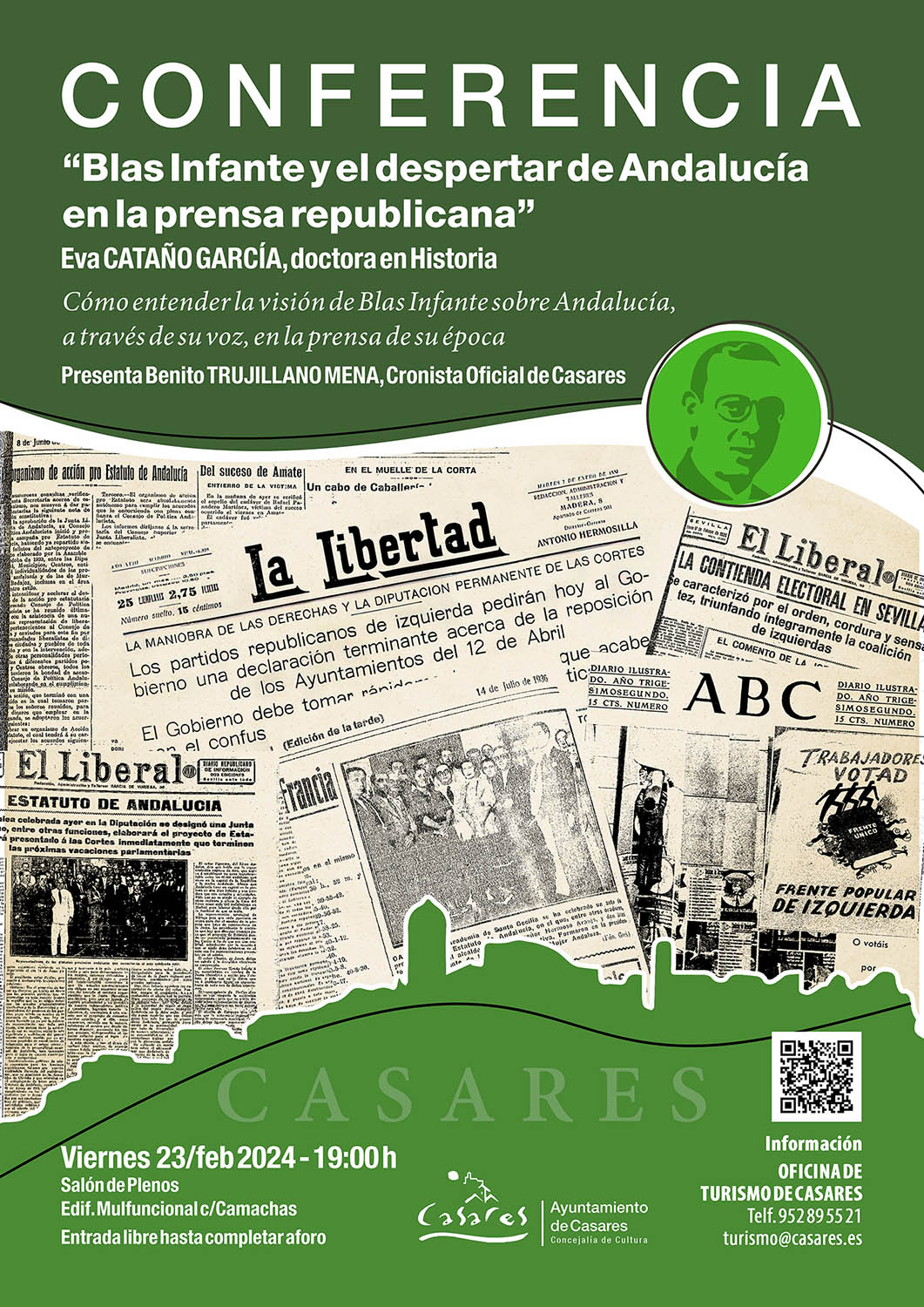 Semana de Andalucía de Casares 2024: Conferencia de Eva Cataño