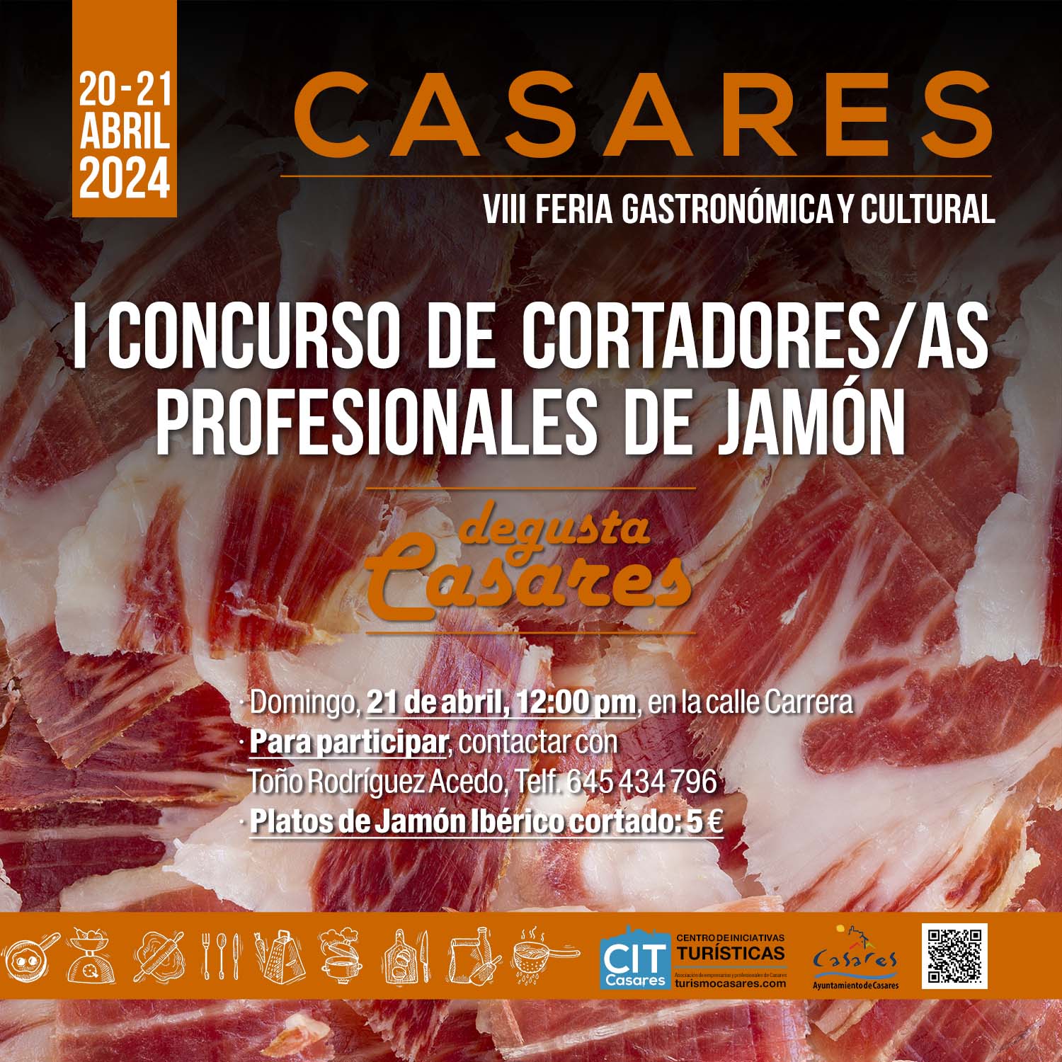 Concurso de cortadores profesionales de Jamón Degusta Casares