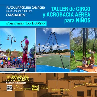 Taller de circo para niños (Casares, 2024)