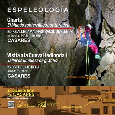 Charla de espeleología (Casares, 2024)