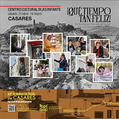 Teatro ¡Qué tiempo tan feliz! Escuela de teatro de Casares (Casares, 2024)