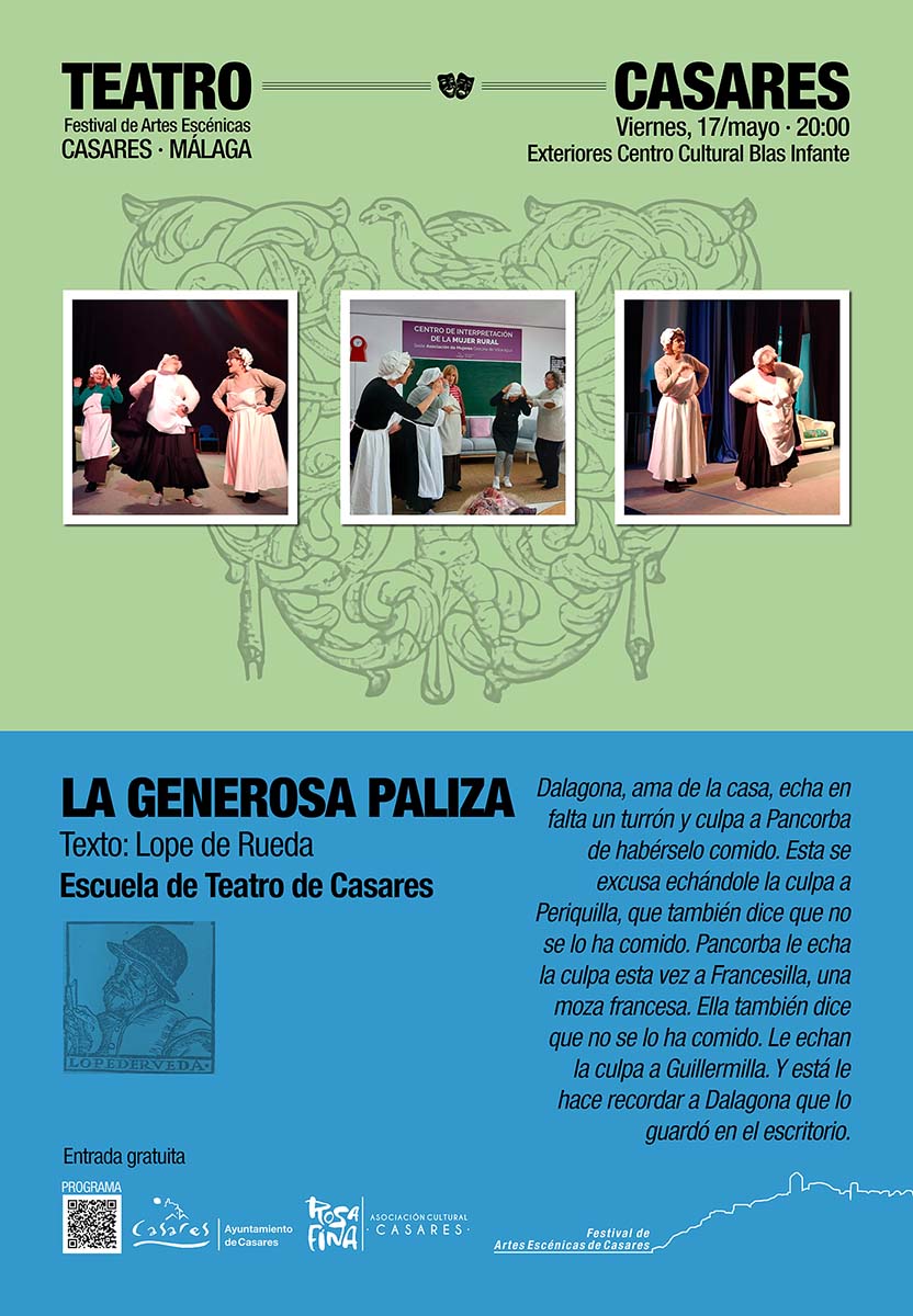 La generosa paliza, de Lope de Rueda (Festival de las Artes Escénicas de Casares)