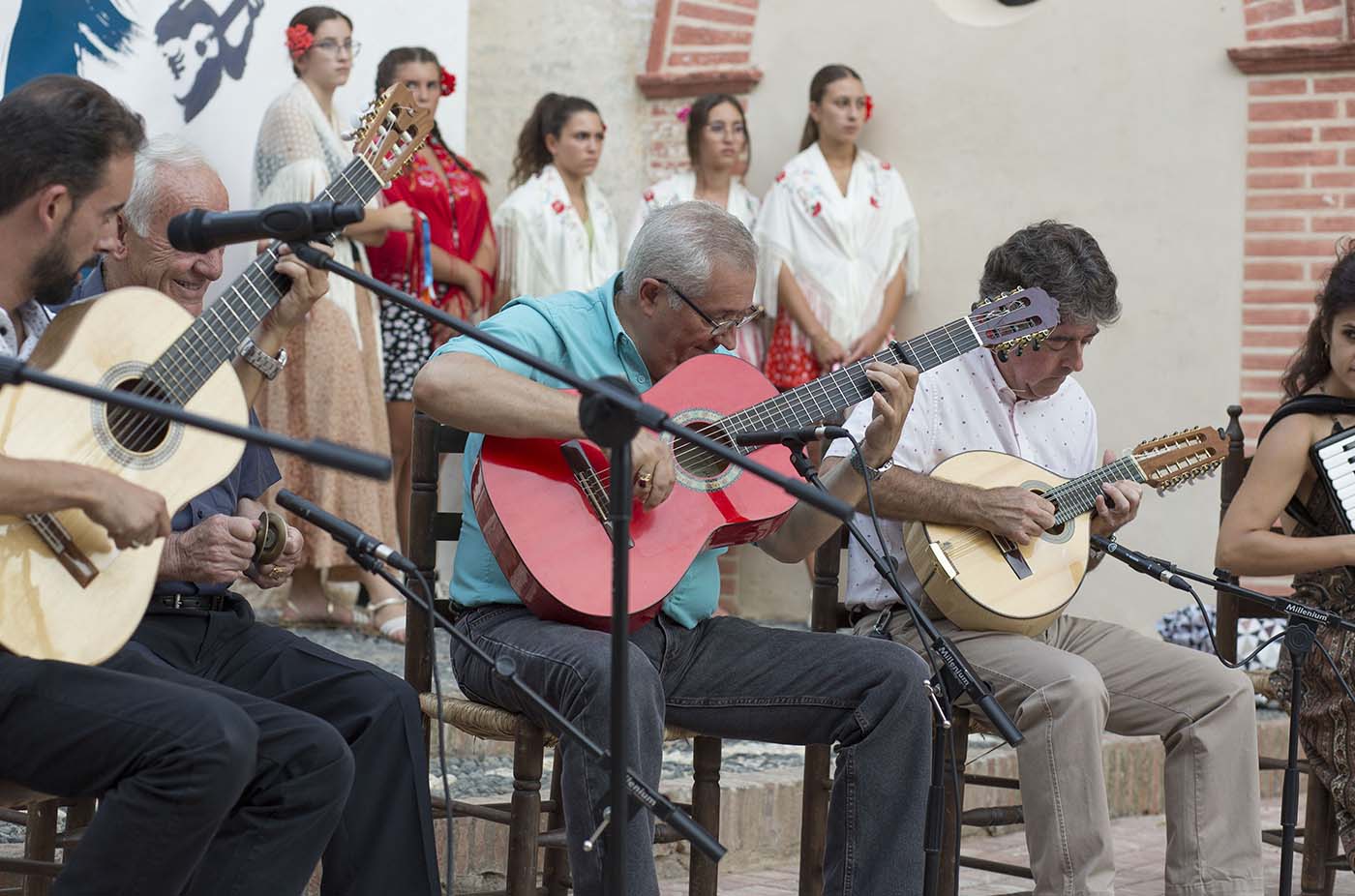 Bailes de fandango durante el V Festival Flamenco Rosa Fina de Casares, 2022 (Autor: Rafael Galán)