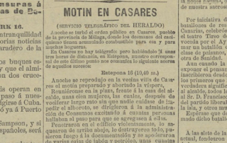 Motín de Casares (Heraldo de Madrid 17/05/1898)